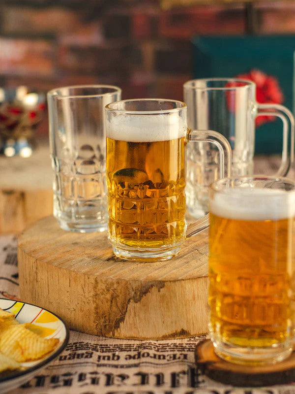 Luxury Beer Glass Mug Set 300ml (Pack Of 6)
