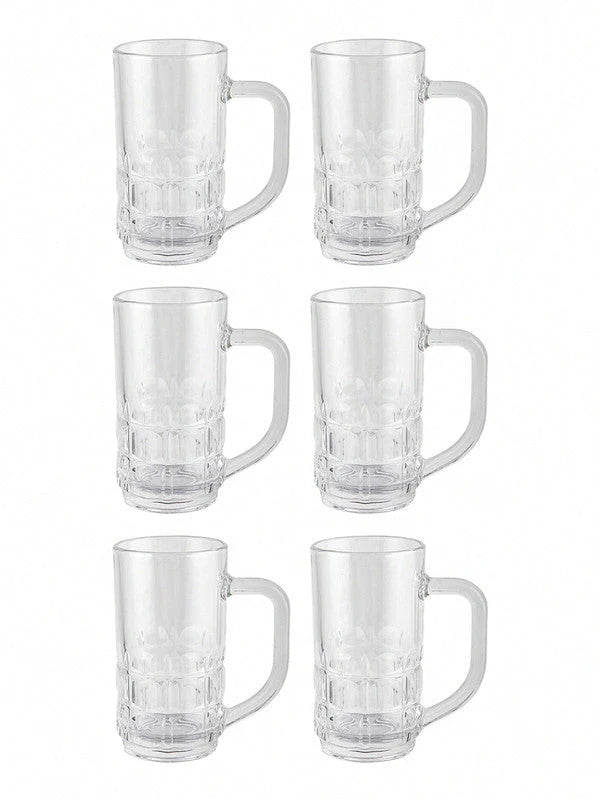 Luxury Beer Glass Mug Set 300ml (Pack Of 6)
