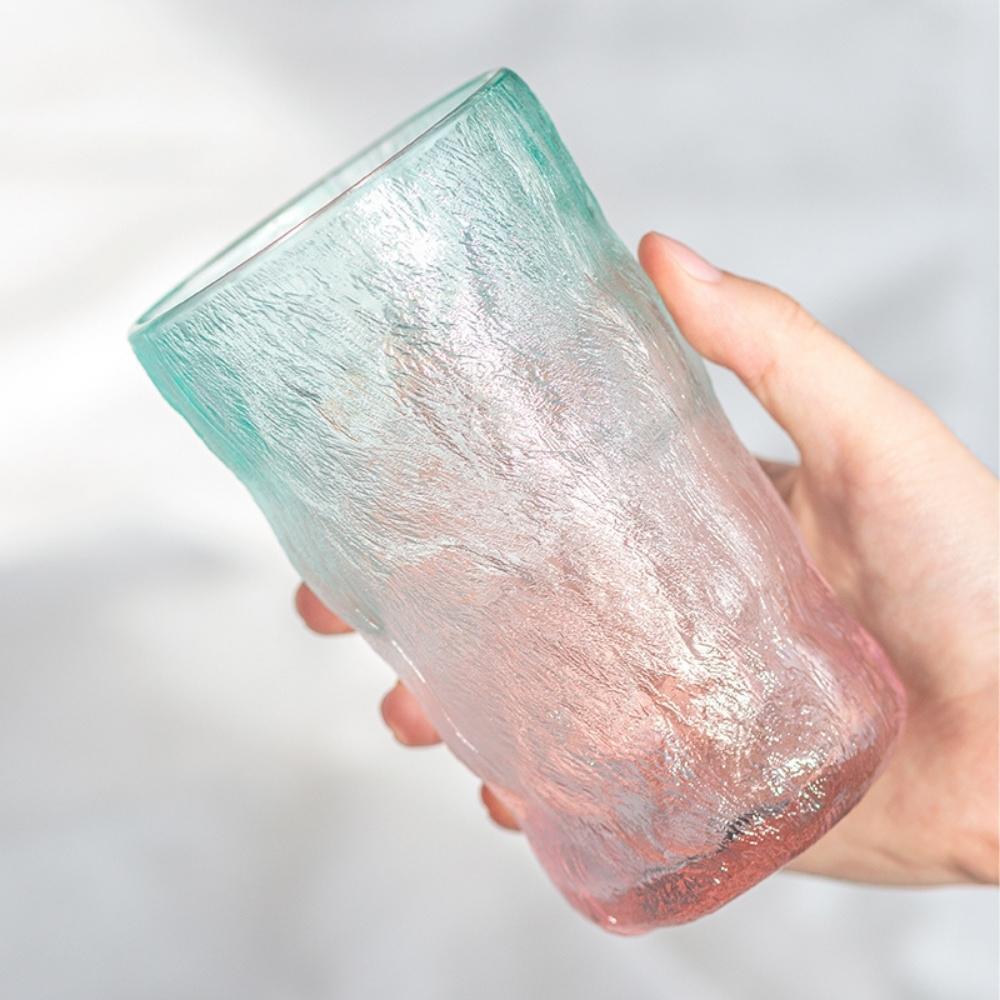 Galaxy Pastel Gradient Long Glass Tumbler - 300ML (Pack Of 6)