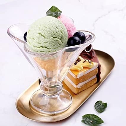 Deep Flower Shape Ice Cream Bowl - 190ML (Pack Of 6)