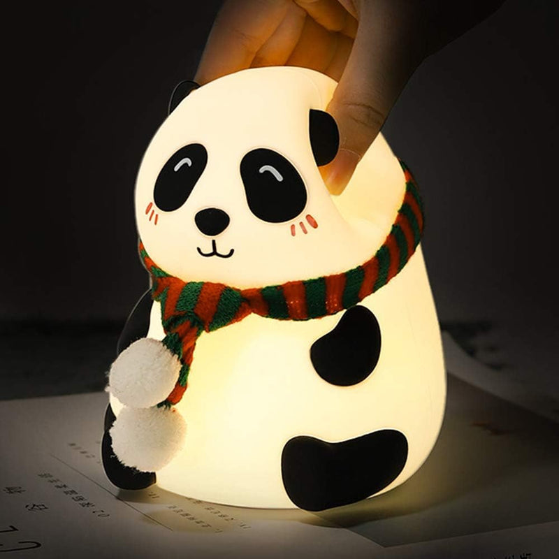 Cute Cartoon Panda Silicone Lamp with Touch Sensor