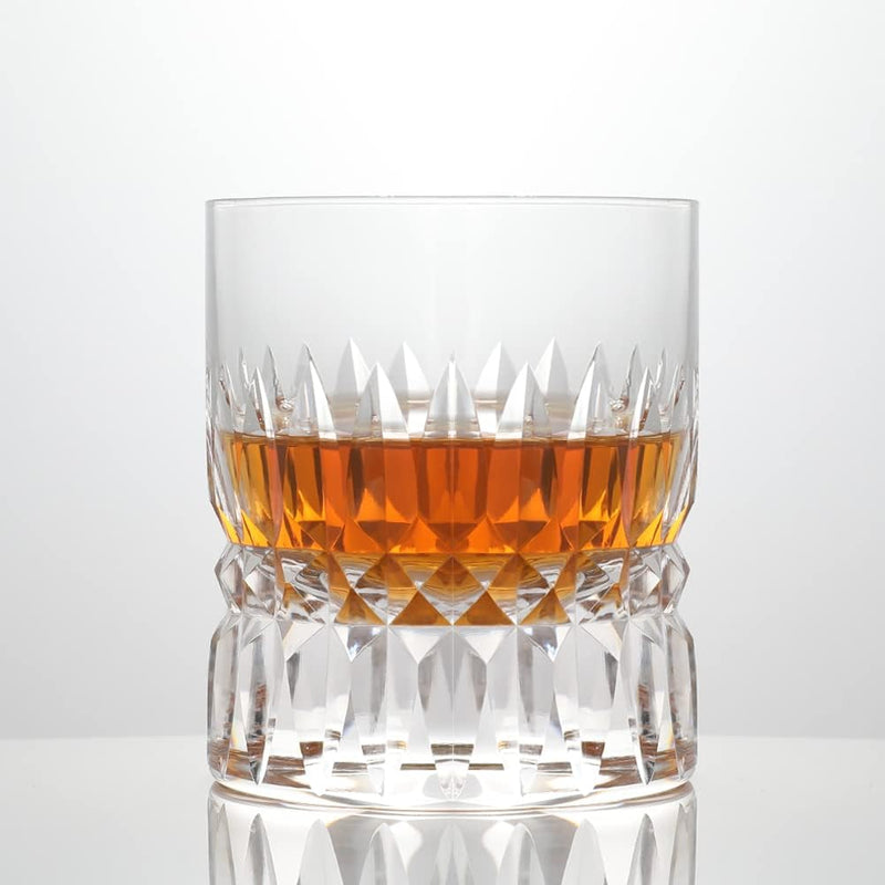 Heavy Hand Cut Crystal Whiskey Glasses - 150ML(Pack Of 6)