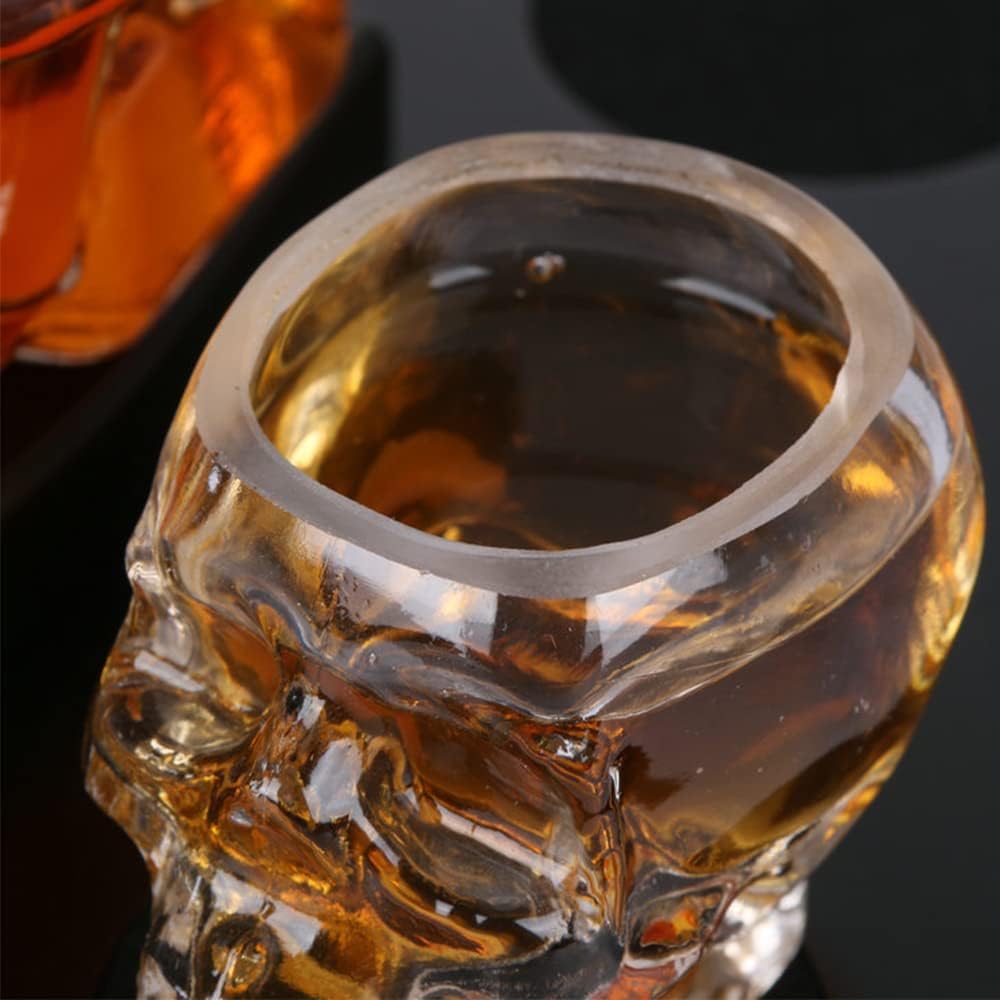 Skull Face Decanter And Glasses Set - 850ML