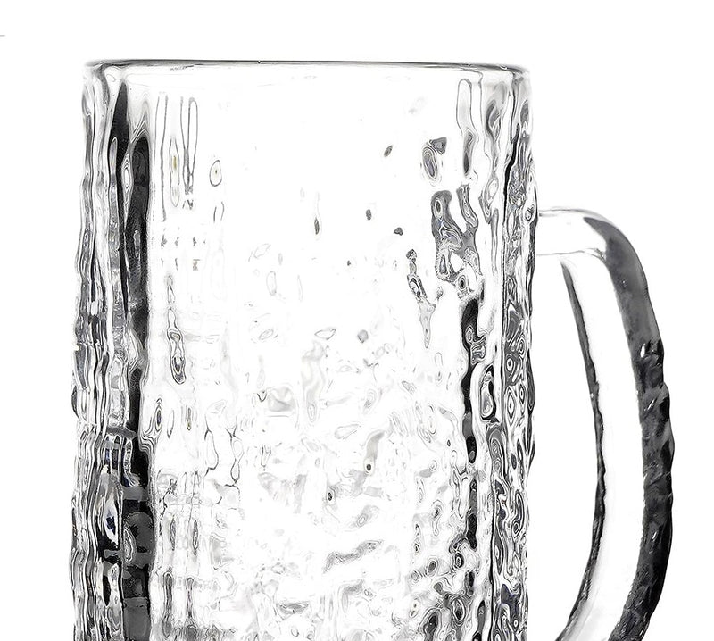 Texture Traditional Long Beer Mug - 480ML (1 Pcs)