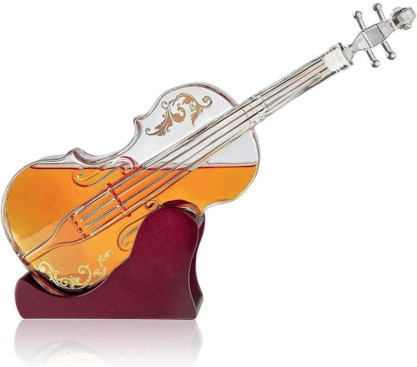 Single Exquisite Violin Glass Decanter - 1000ML