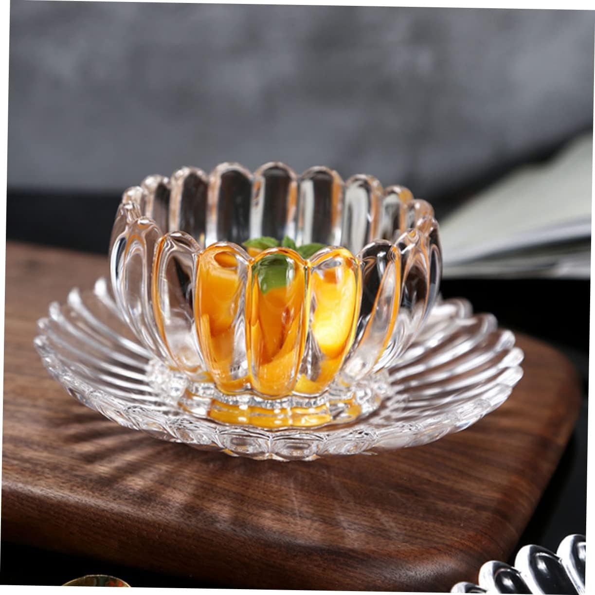 Glass Small Pinch Bowls with trays - 250ML