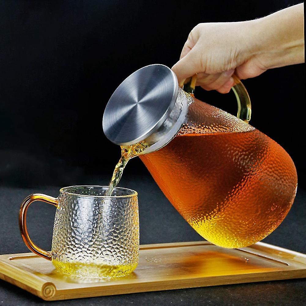 Glass Tea Set With Kettle - 1300ML