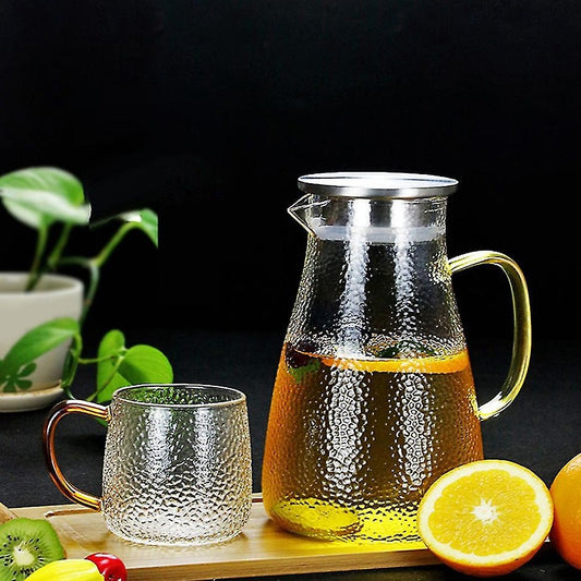 Glass Tea Set With Kettle - 1300ML