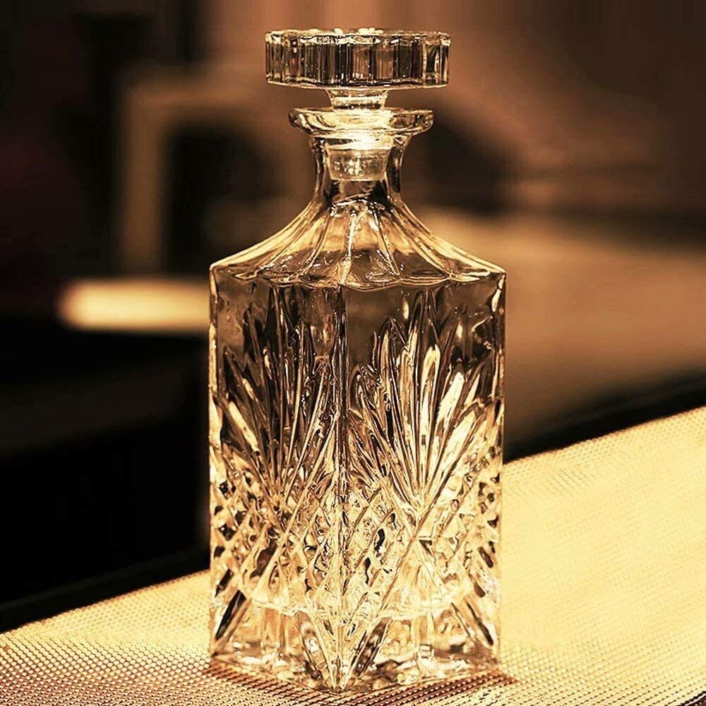 Crystal Single Whiskey Decanter - 1 Pcs (1000ML)