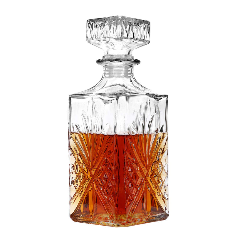 Crystal Single Whiskey Decanter - 1 Pcs (1000ML)