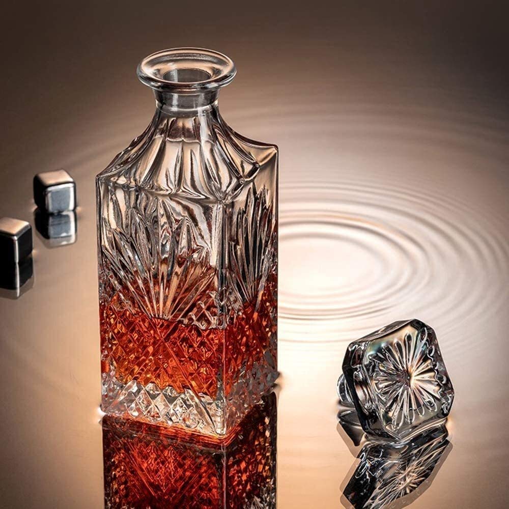 Crystal Single Whiskey Decanter - 1 Pcs (1000ML)