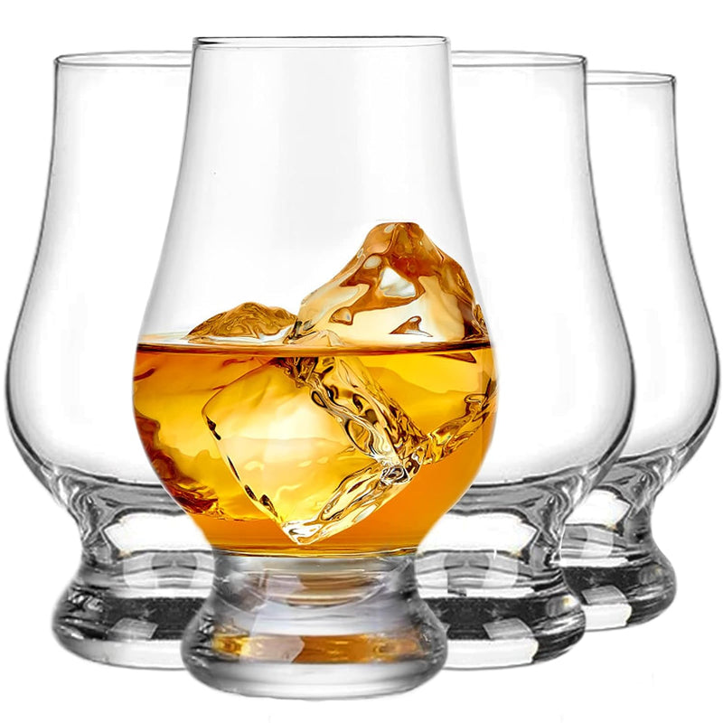 Classic Handcrafted  Whiskey/Wine Glasses with Narrow Rim - 180ML(Pack Of 6)