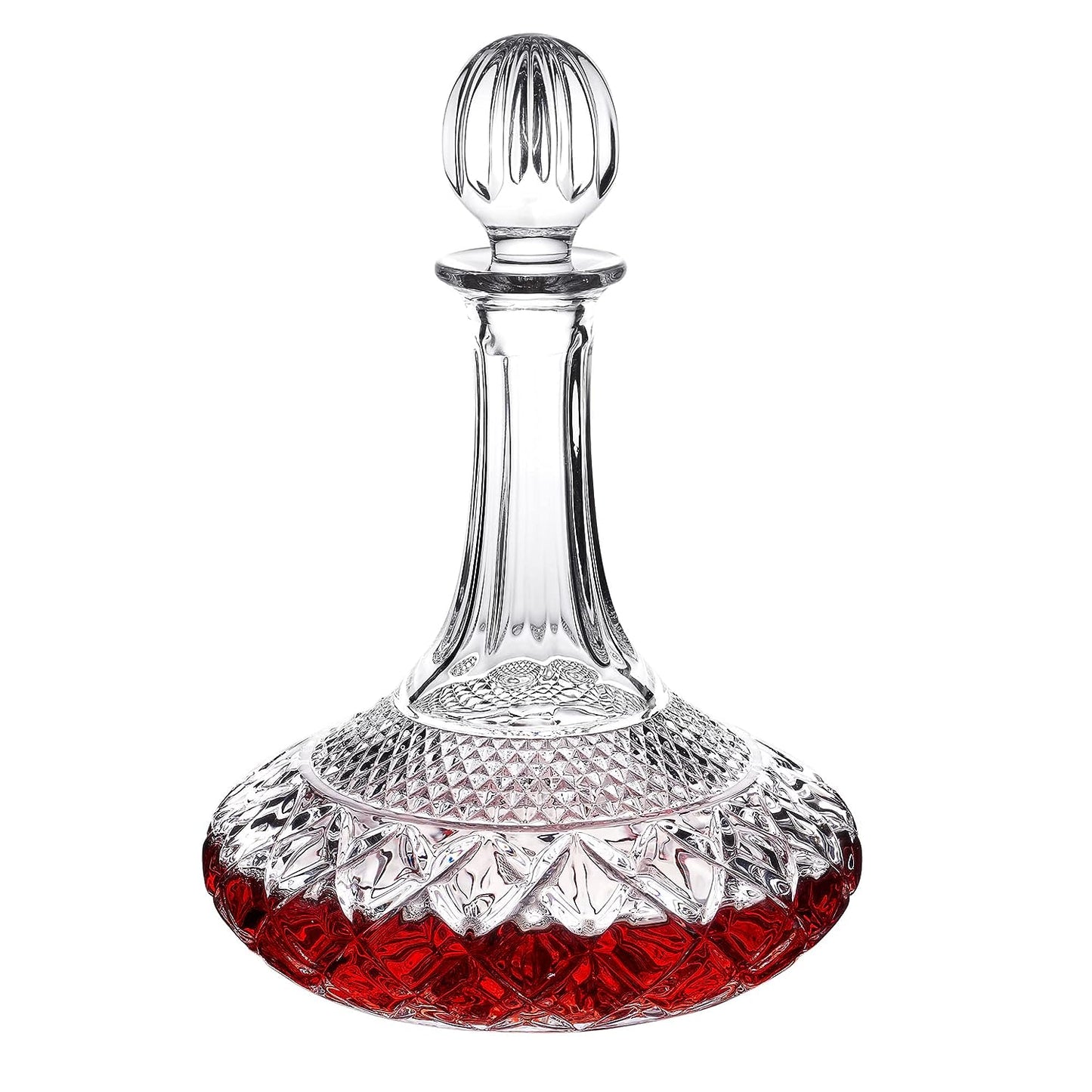 Single Wine Decanter, Crystal Bottle for Wine with Stopper - 1500ML