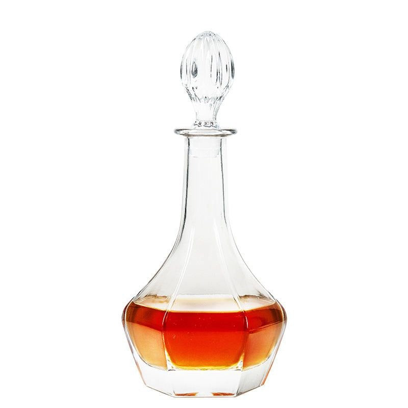 Classical Crystal Round Whiskey Decanter - 1 Pcs (650ML)