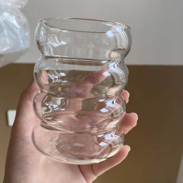 Bubble Glass Tumbler - 300ML (Pack of 02)