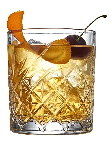 Italian Premium Crystal Whiskey Glass - 300ML(Pack Of 6)