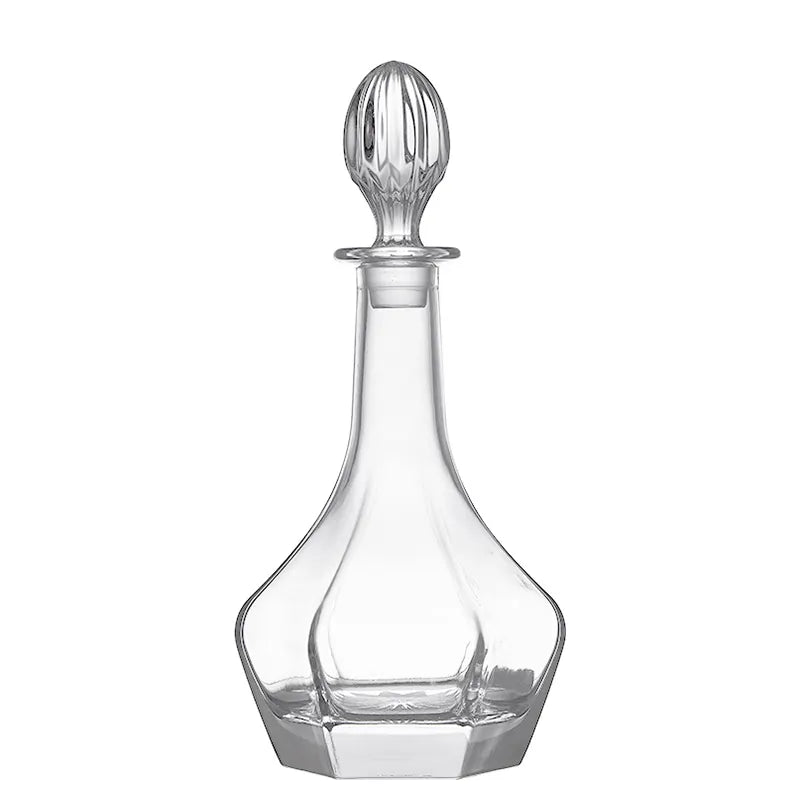 Classical Crystal Round Whiskey Decanter - 1 Pcs (650ML)