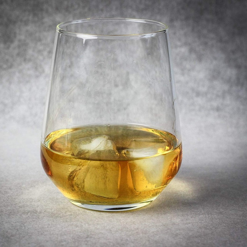 Italian Premium Crystal Whiskey Glasses-390ML(Pack Of 6)
