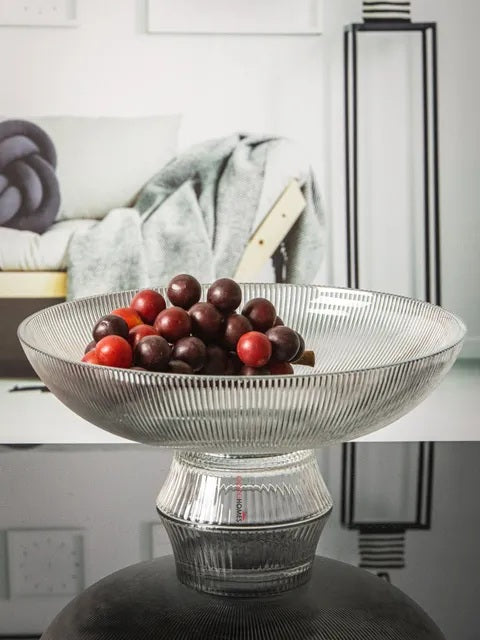 Glass Tray, Serving Tray, Fruit Tray, for Home and Dining (1 Pcs)