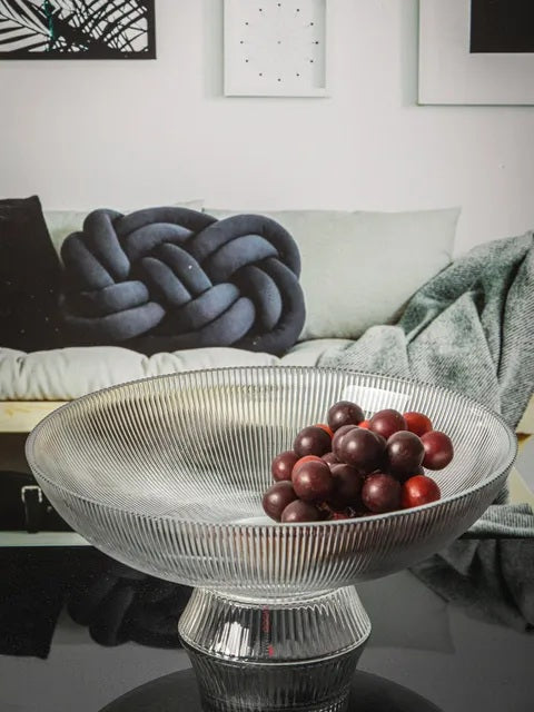 Glass Tray, Serving Tray, Fruit Tray, for Home and Dining (1 Pcs)