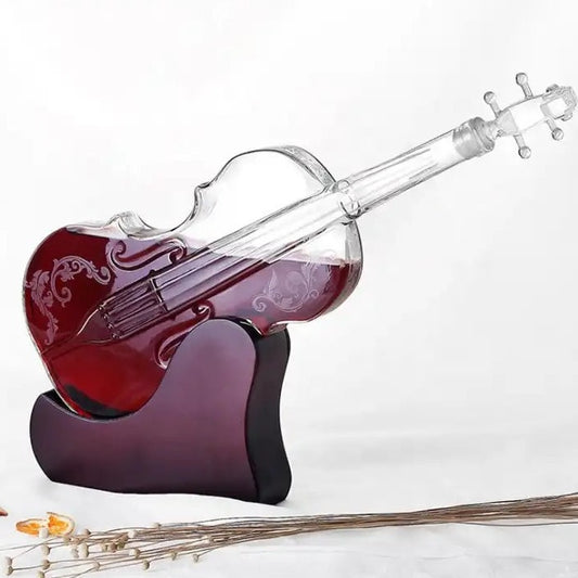 Single Exquisite Violin Glass Decanter - 1000ML