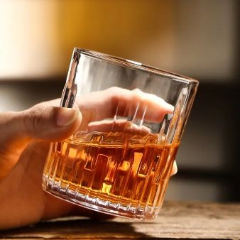 Fashioned Stemless Whiskey Glass - 340ML(Pack Of 6)