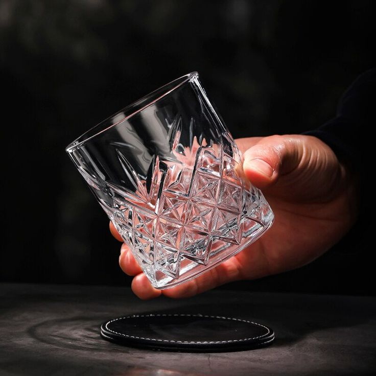 Italian Premium Crystal Whiskey Glass - 300ML(Pack Of 6)