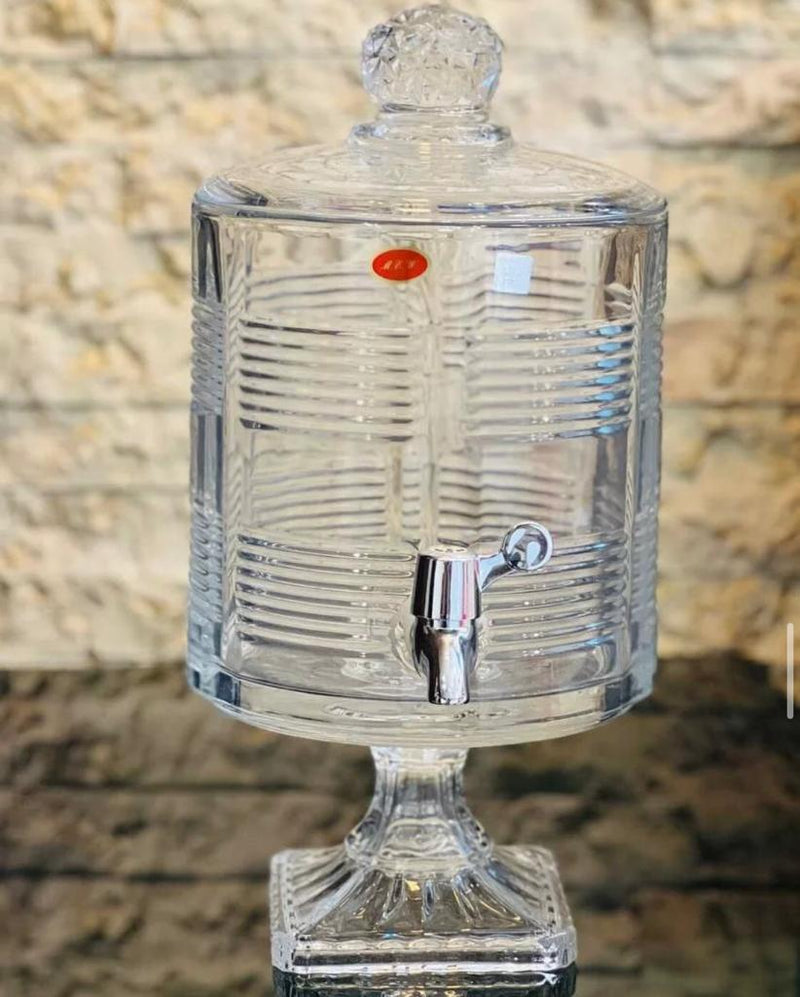 Crystal Glass Dispenser, Water Pitcher 4500 ML