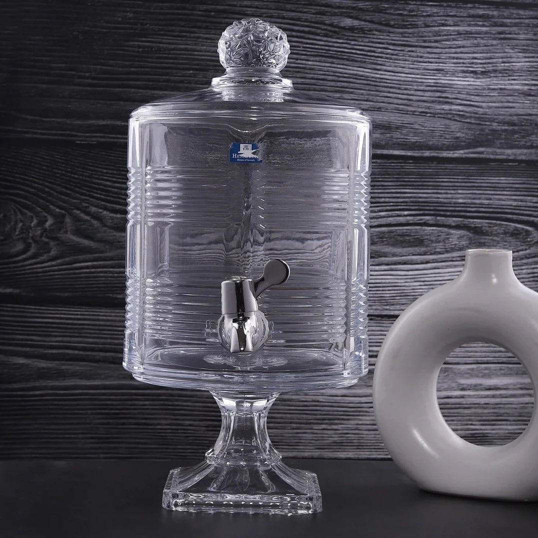 Crystal Glass Dispenser, Water Pitcher 4500 ML