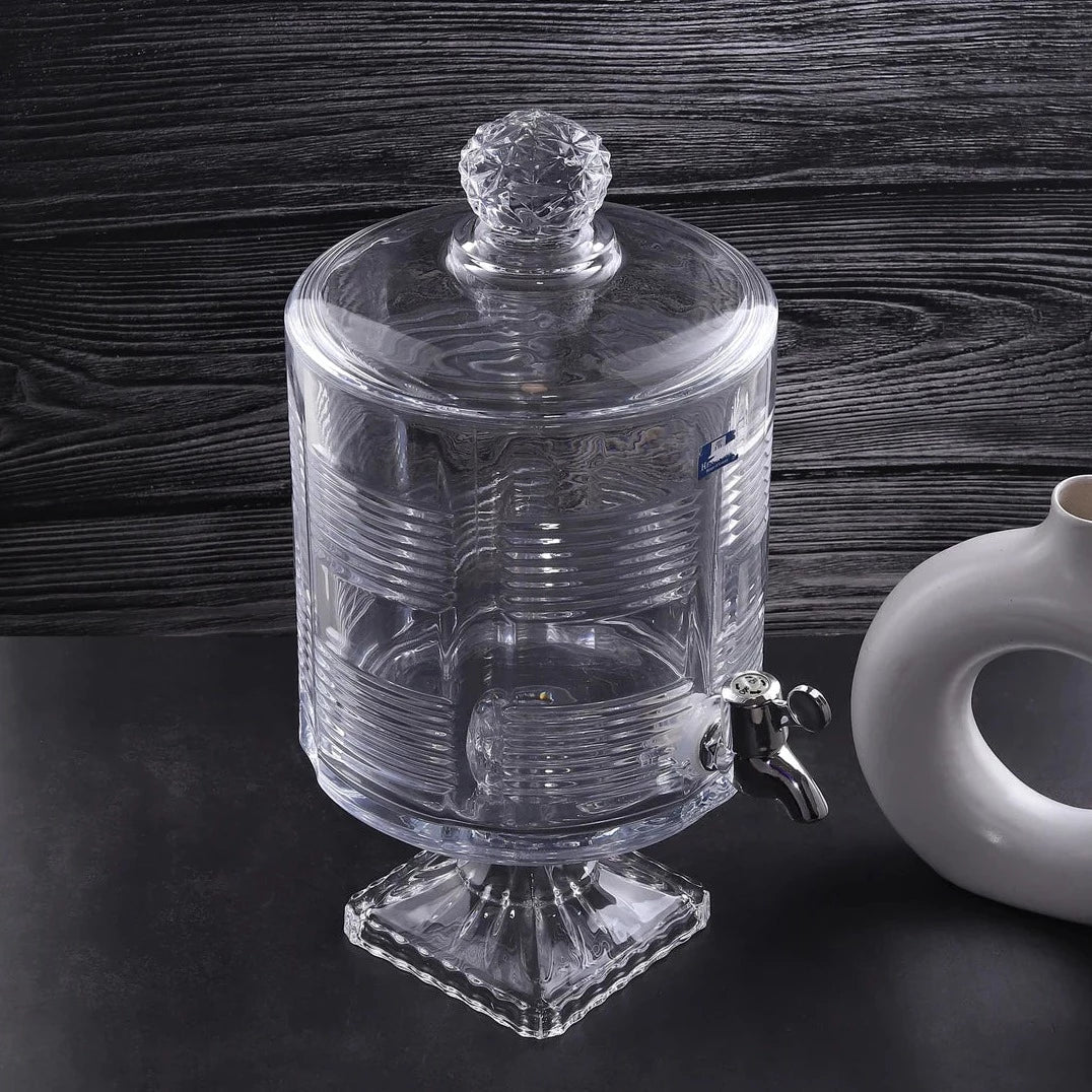 Crystal Glass Dispenser, Water Pitcher 4500 ML