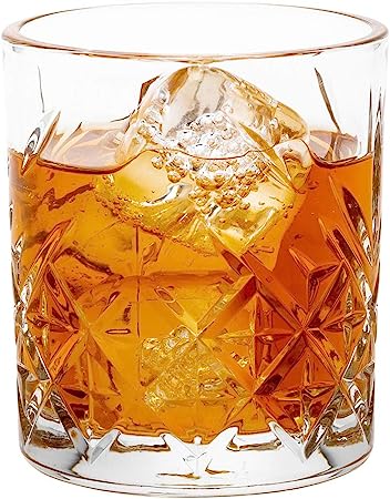 Italian Premium Crystal Whiskey Glass - 300ML(Pack Of 6)