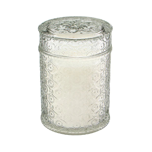 CRYSTAL GLASS JAR CANDLE (Pack Of 1)
