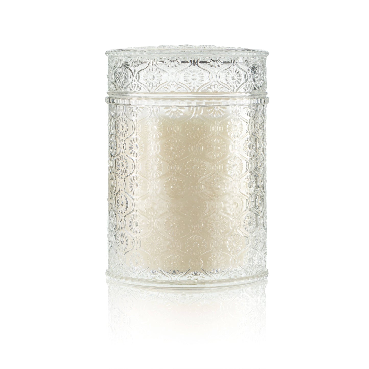 CRYSTAL GLASS JAR CANDLE (Pack Of 1)