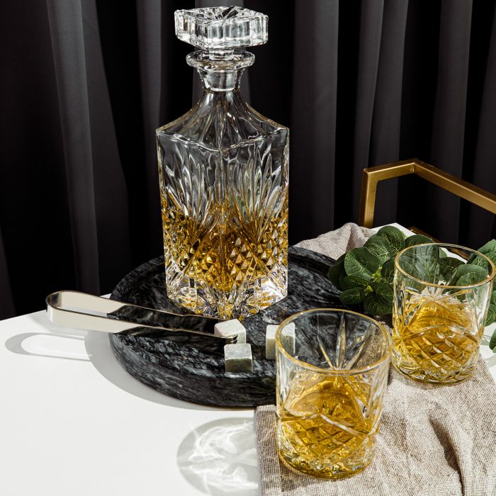 Crystal Single Whiskey Decanter - 1 Pcs (1000ML)