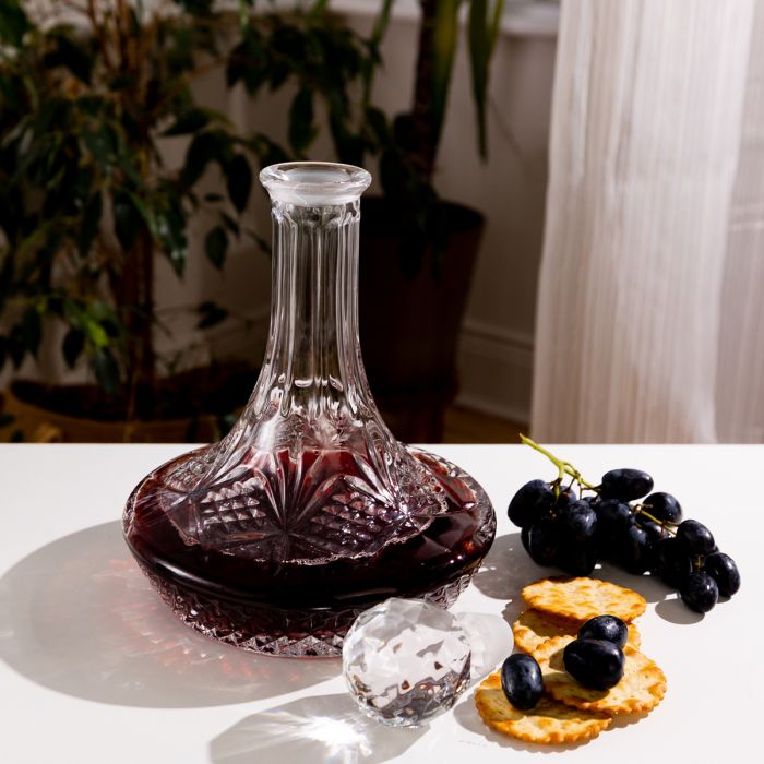 Single Wine Decanter, Crystal Bottle for Wine with Stopper - 1500ML