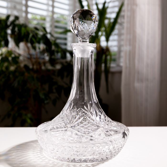Single Wine Decanter, Crystal Bottle for Wine with Stopper - 1500ML