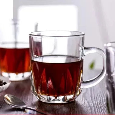 New Design & Style Glass Tea Cup Set (Pack Of 6)