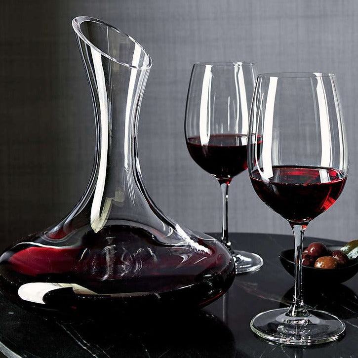 Crystal Wine Goblet Dispenser with Wine Glass Set - 1500ML