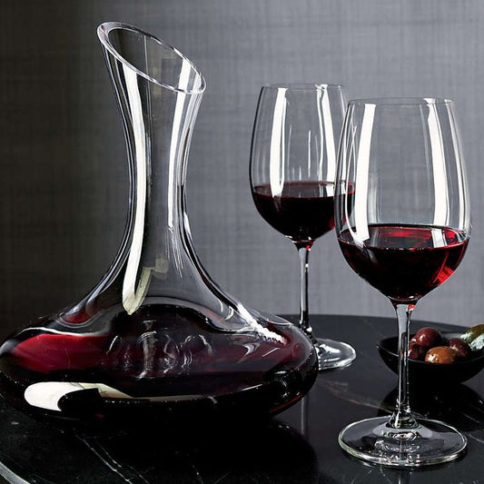 Crystal Wine Goblet Dispenser with Wine Glass Set - 1500ML