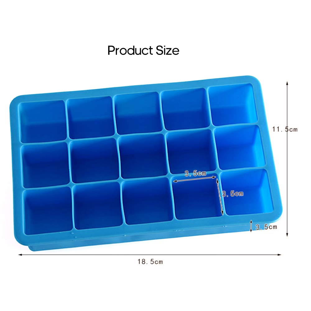 14 Grids Ice Cube Mold - Set Of 2 - Skyborn