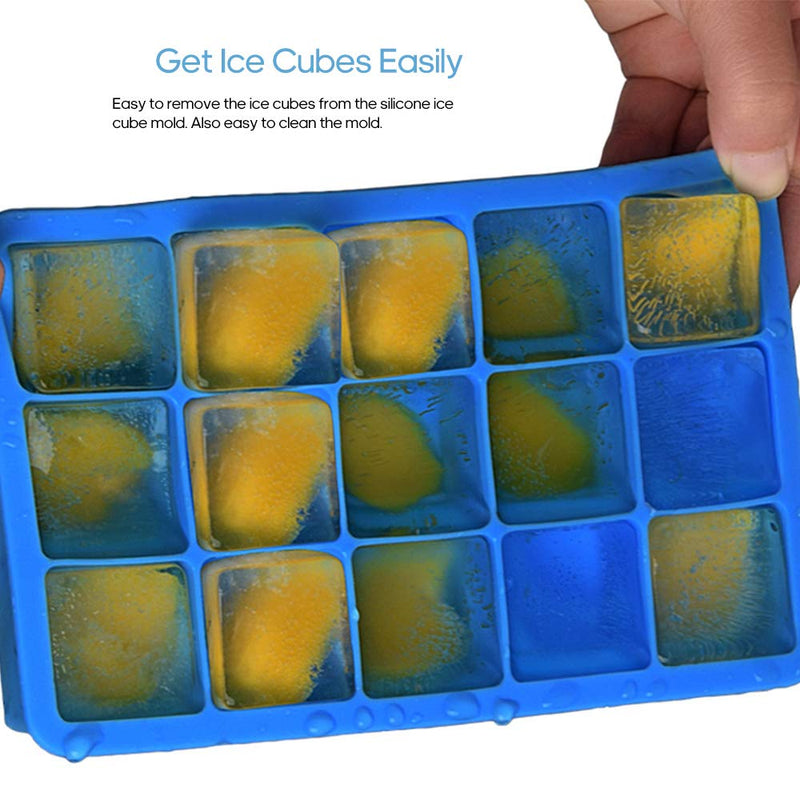 14 Grids Ice Cube Mold - Set Of 2 - Skyborn