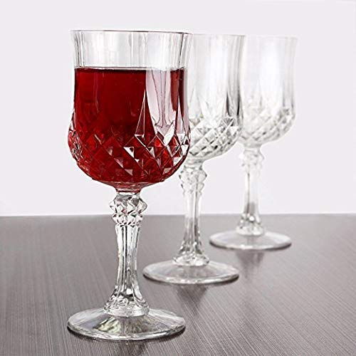 Buy Wide Wine Glass Crystal Clear Wine Glass (Pack Of 6) 540 ML Online In  India. – Skyborn