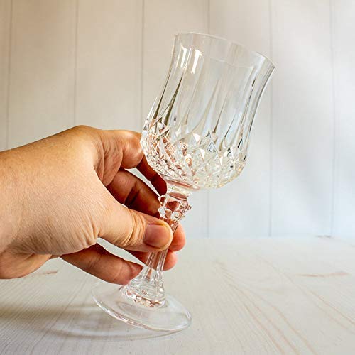 Glass Wine Glass - Clear, 220 ml (Pack Of 6)