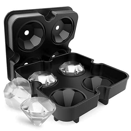 Diamond Ice Cube Mold Silicone Tray - Multicolor(Set Of 2)