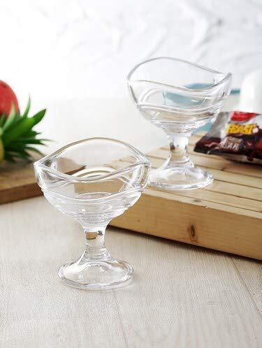 Round Shaped Crystal Clear Cup For Dessert -150ml (Pack Of 6)