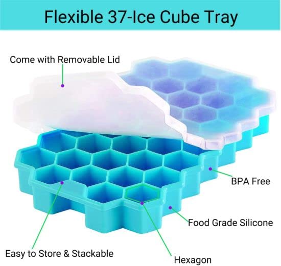 Honeycomb Ice Cube Mold - Silicone(Set Of 2)