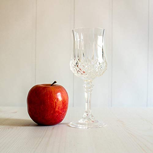 Glass Wine Glass - Clear, 220 ml (Pack Of 6)