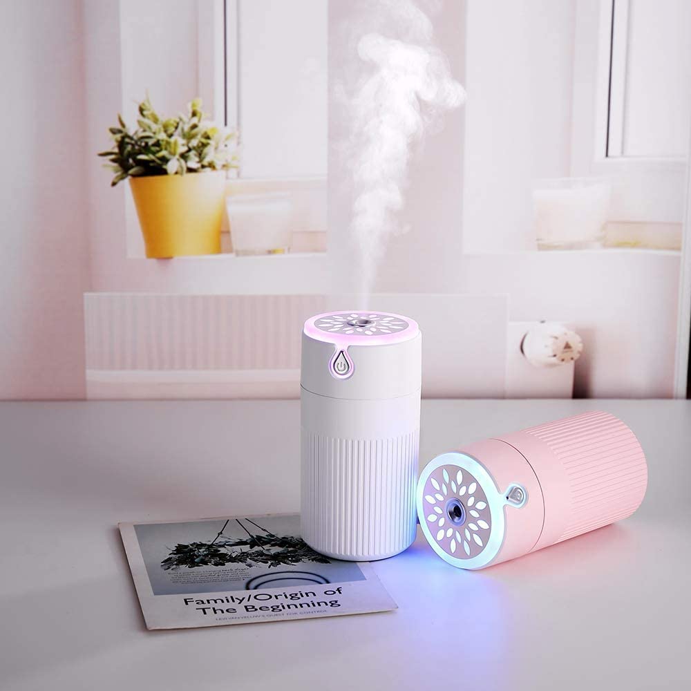 Leaf Air Humidifier, and Aromatherapy Humidifier with LED Night Light