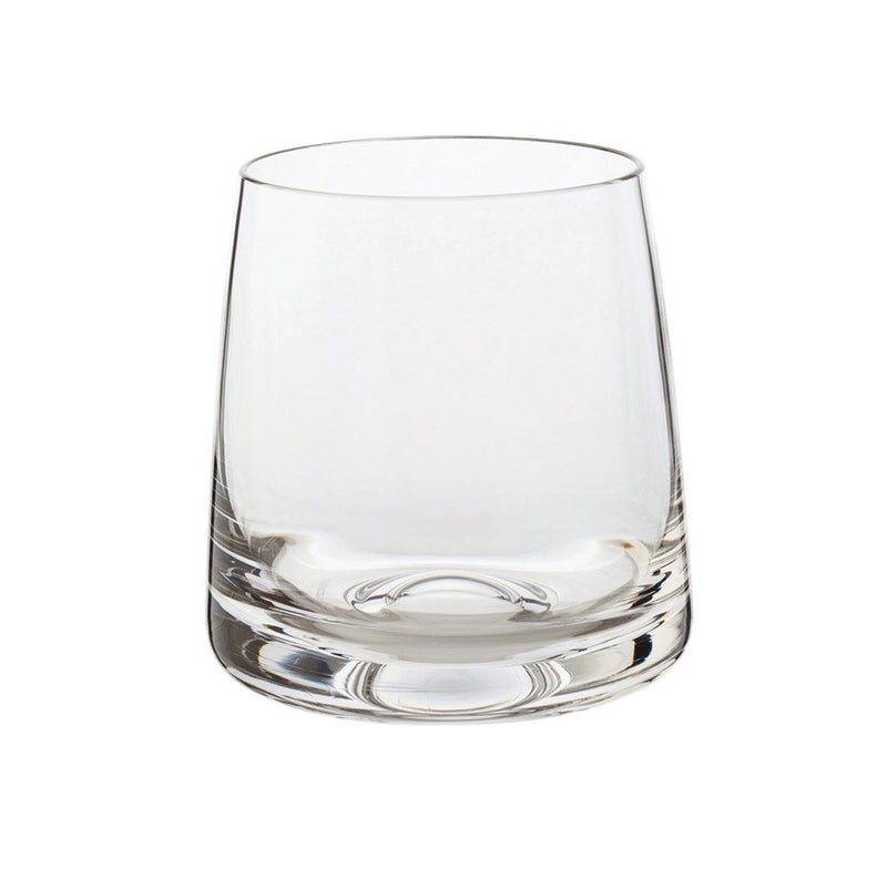 Flat Crystal Whiskey glasses - 280ml(Pack Of 6)