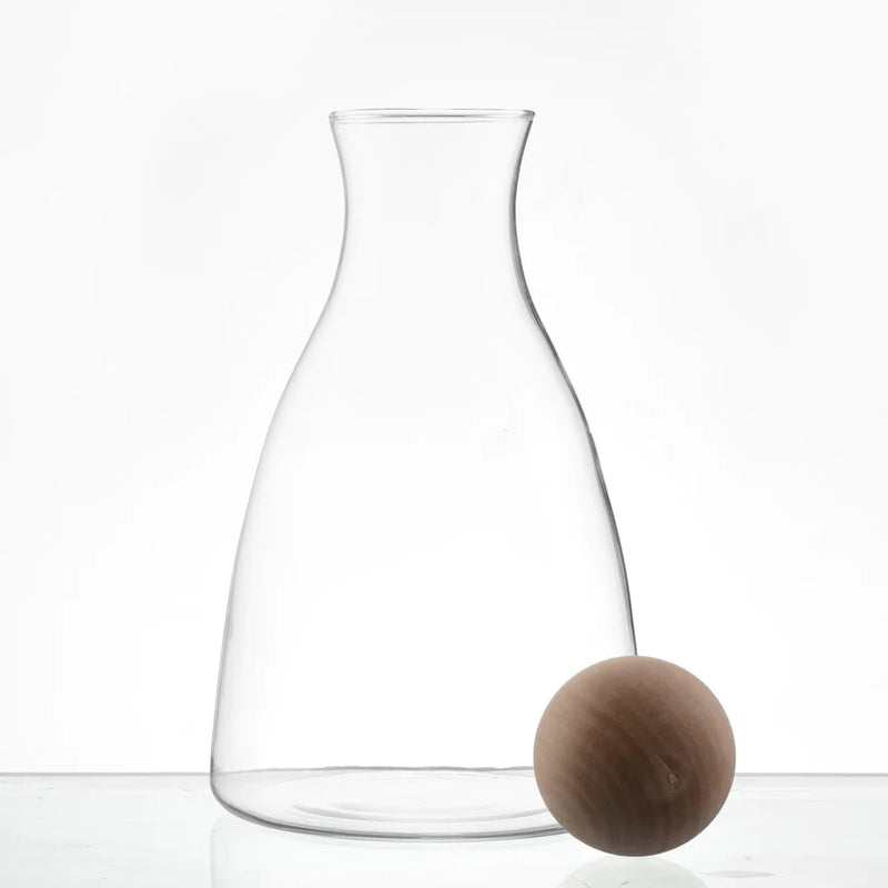 Carafe with Wooden Ball Stopper Lid (1700ML)